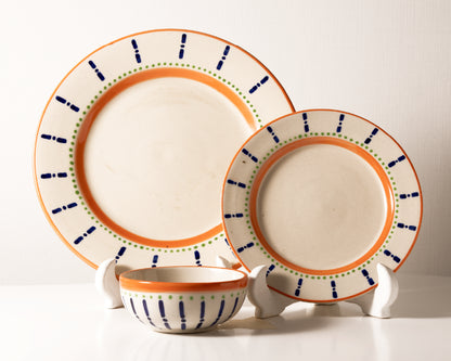 Parijat- Dinnerware set of 3