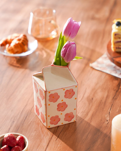 Aboli- Milk Carton Shaped Vase (or Jug!)